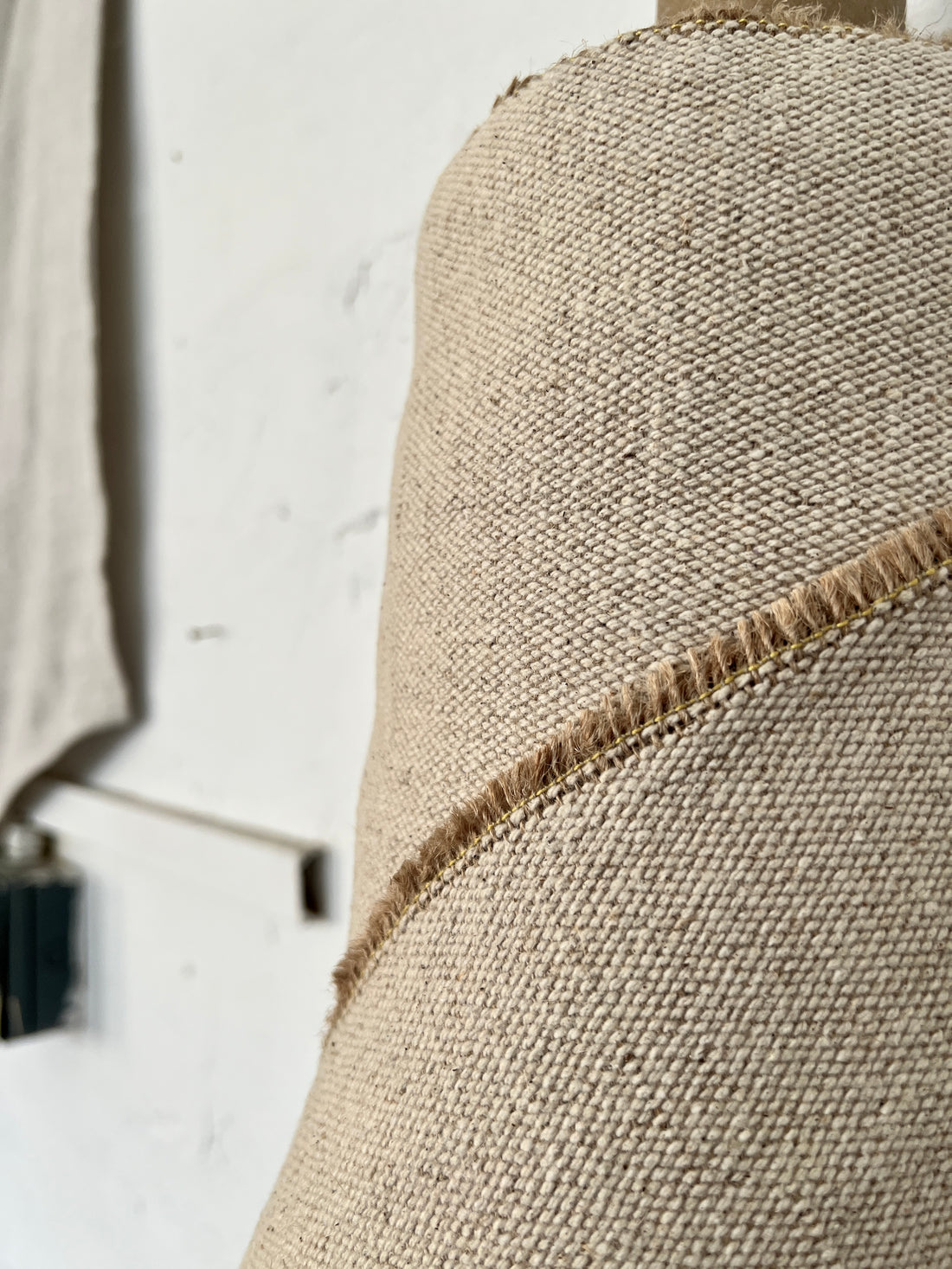 Natural Jute Grainsack Fabric Sample