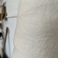 Double Width Woven Italian Linen + Hemp - 'Oyster'