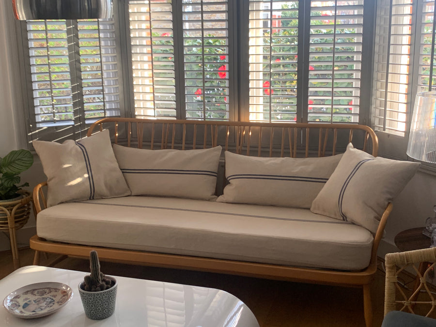 Bespoke Handmade Bordered Seat Cushion