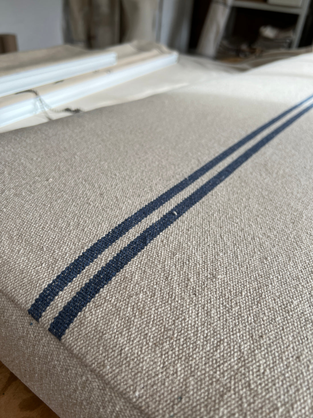 Bespoke Handmade Bordered Seat Cushion