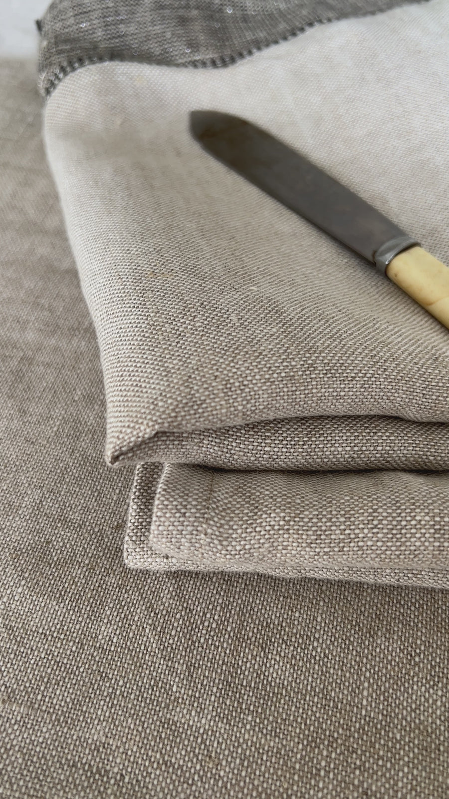 French Woven Linen Placemats - by Charvet Editions