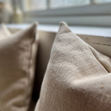 Rustic Woven Jute Grainsack Cushion Cover