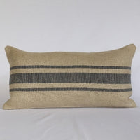 Archive | Montblanc Black Stripe Linen Oblong Cushion 50 x 30cm