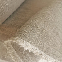 Soft Natural French Slubby Linen - Wide Width