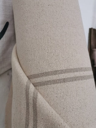 Rustic Natural Stripe Grainsack Placemat