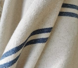 Rustic Blue Stripe Grainsack Ovengloves