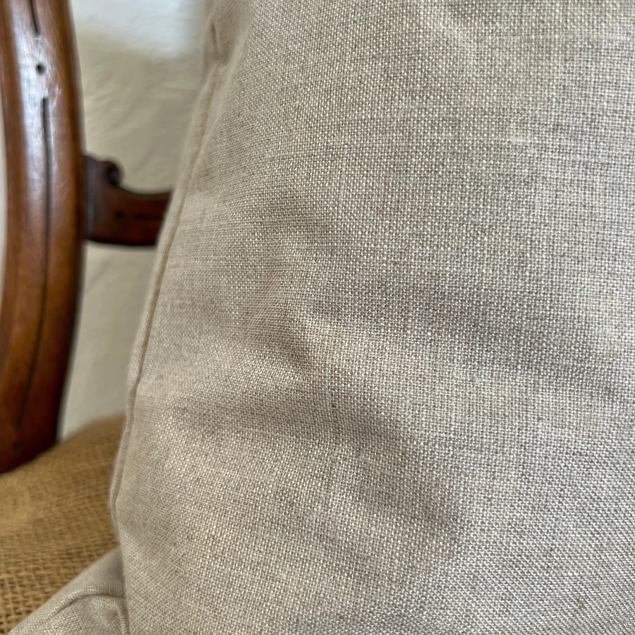 Italian Sustainable Water Repellent Linen Outdoor Cushion