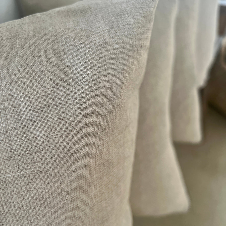 Italian Sustainable Water Repellent Linen Outdoor Cushion