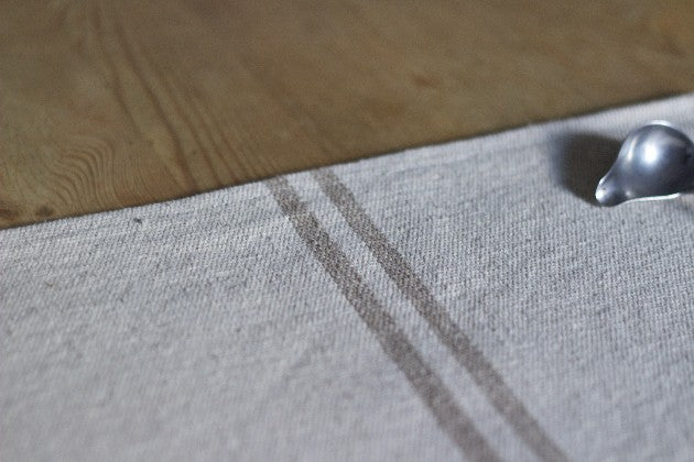 Rustic Natural Stripe Grainsack Placemat