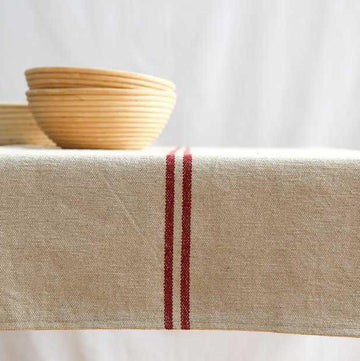 Rustic Red Stripe Grainsack Tablerunner