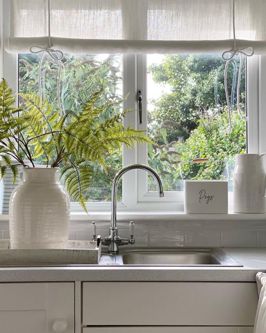 Handmade French Linen Swedish Blind