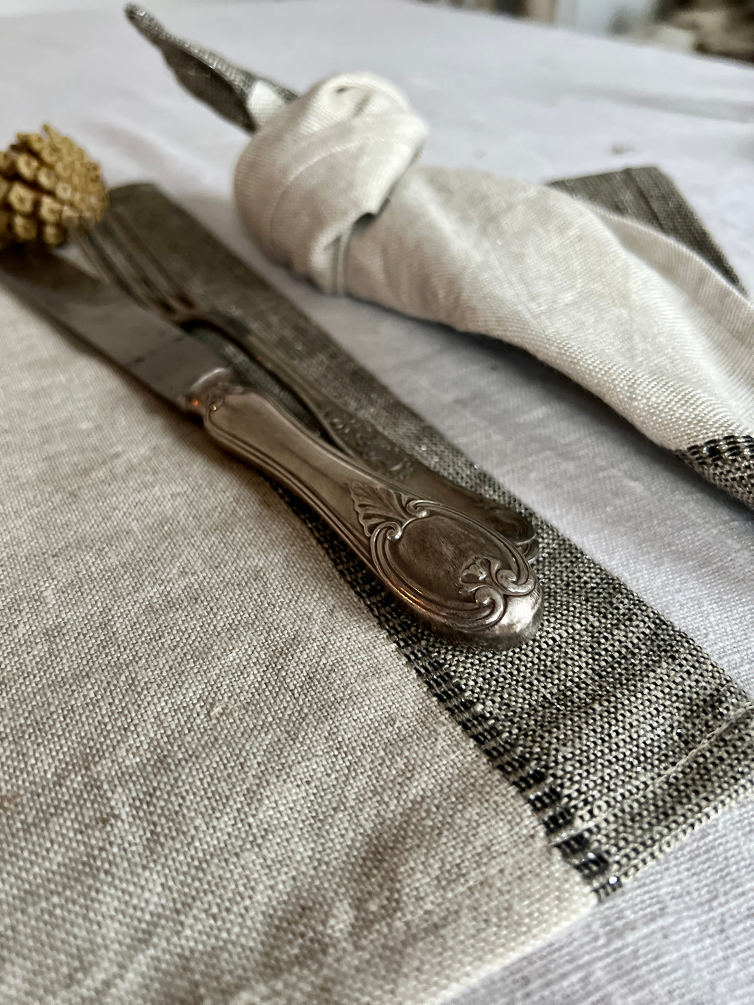 French Woven Linen Placemats - by Charvet Editions