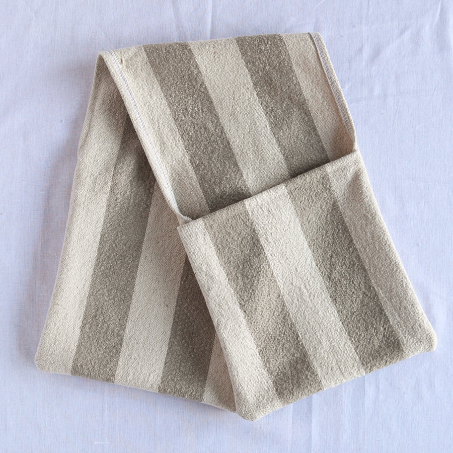 Soft Rustic Natural Stripe Grainsack Ovengloves