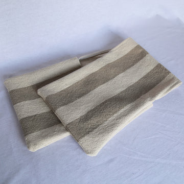 Soft Rustic Natural Stripe Grainsack Ovengloves