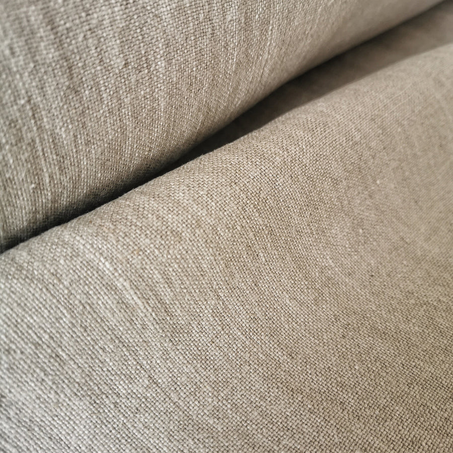 Soft Natural French Slubby Linen - Wide Width